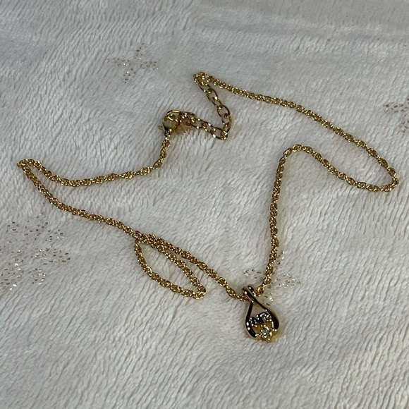 NINA RICCI logo gold plated necklace - Picture 5 of 11